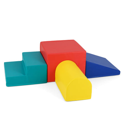 Costzon Climbing Toys for Toddlers, 4 PCS Foam Play Cushions for Kids Indoor Climb and Crawl Play Children Development