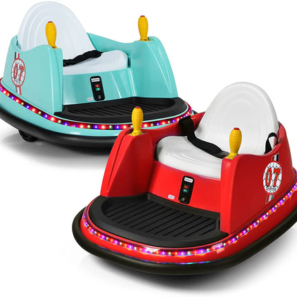 Costzon Bumper Car for Kids, 6V Battery Powered Electric Vehicle