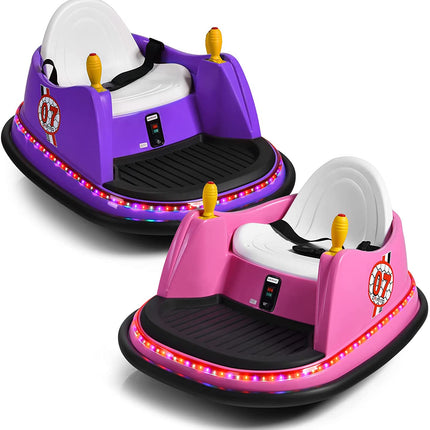 Costzon Bumper Car for Kids, 6V Battery Powered Electric Vehicle