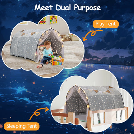 Kids Dream Bed Tent, Magical Bunk Bed Privacy Space