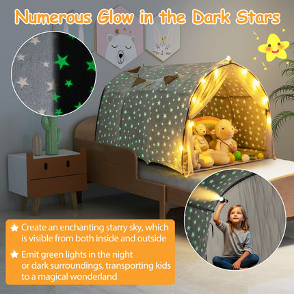 Kids Dream Bed Tent, Magical Bunk Bed Privacy Space