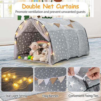 Kids Dream Bed Tent, Magical Bunk Bed Privacy Space