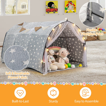 Kids Dream Bed Tent, Magical Bunk Bed Privacy Space