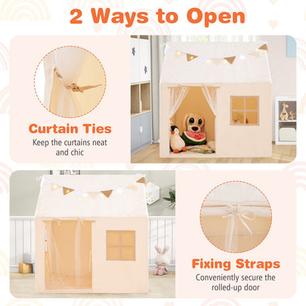 Kids Play Tent w/Padded Mat, Toddlers Castle