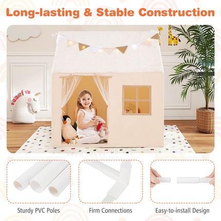 Kids Play Tent w/Padded Mat, Toddlers Castle
