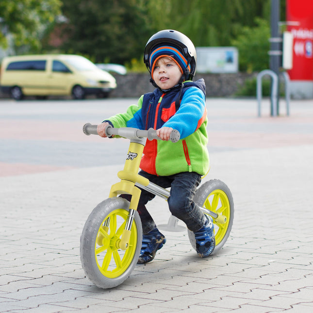 Costzon 12” Balance Bike, 2 Wheels Children’s Bicycle with Adjustable Seat
