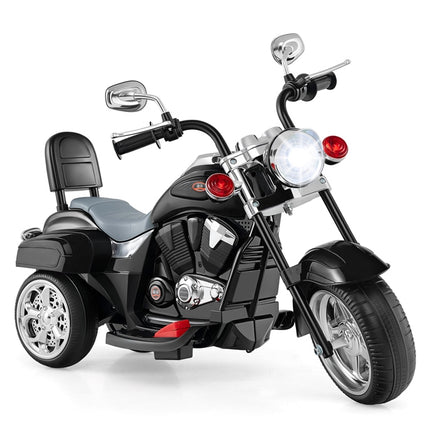 Costzon Kids Ride on Chopper Motorcycle, 6 V Battery Powered Motorcycle Trike w/Horn