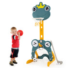 4-in-1 Toddler Basketball Hoop Kids Indoor/Outdoor Activity Center for 3+ Kids