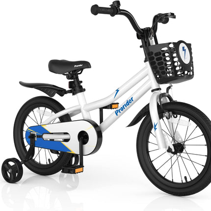 BABY JOY Kids Bike, 12 14 16 18 Inch Children Bikes for Boys Girls Age 3-8 Years w/Training Wheels