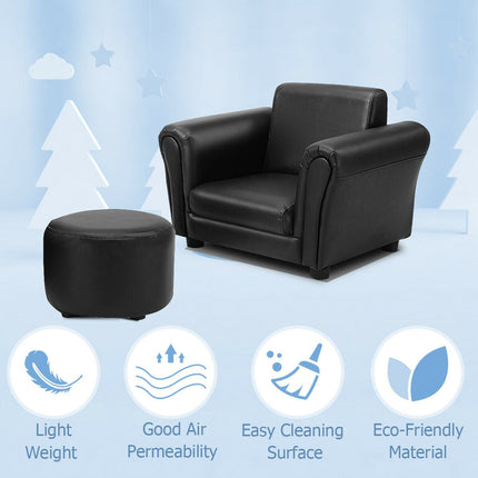 Children Sofa with Footstool, Kids Sofa with ASTM & CPSIA Certification - costzon