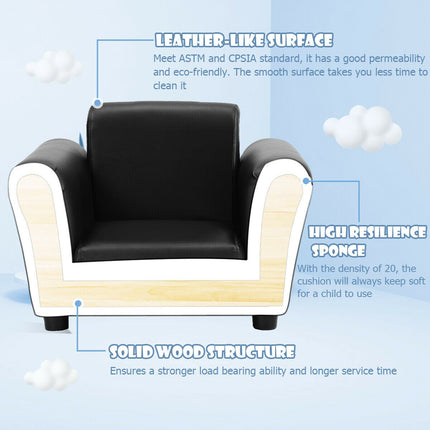 Children Sofa with Footstool, Kids Sofa with ASTM & CPSIA Certification - costzon