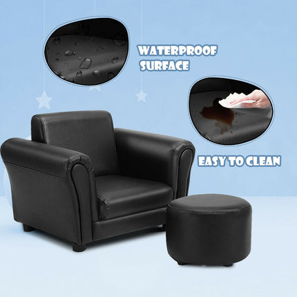 Children Sofa with Footstool, Kids Sofa with ASTM & CPSIA Certification - costzon