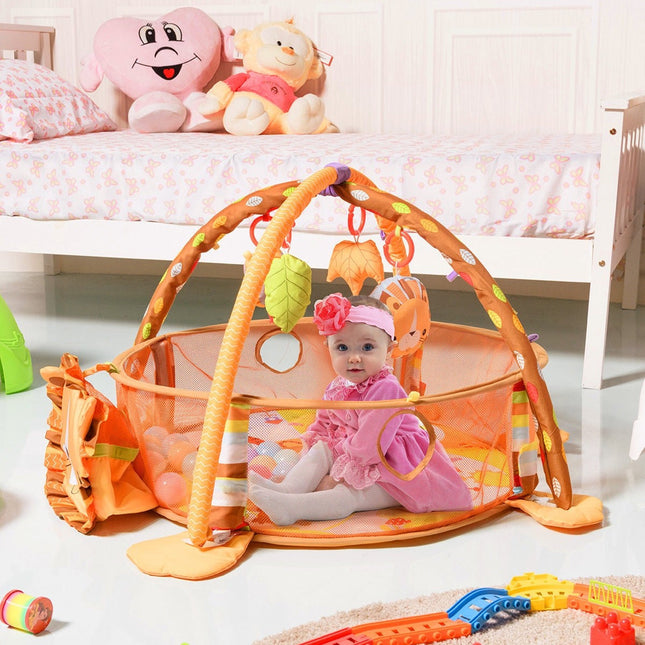 Cute Lion Theme Baby Play Gym Mat - costzon