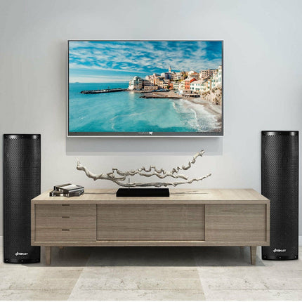 Costzon Active 3-Way 6.5'' 200W All-in-one PA Speaker DJ Loud Speaker with Bluetooth - costzon