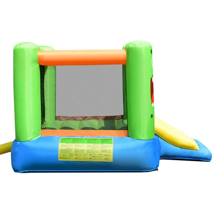 Inflatable Bounce House, Castle Jump and Slide Bouncer with Oxford Mesh Wall - costzon
