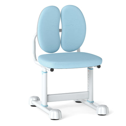 Costzon Kids Desk Chair with Adaptive Double Backrest
