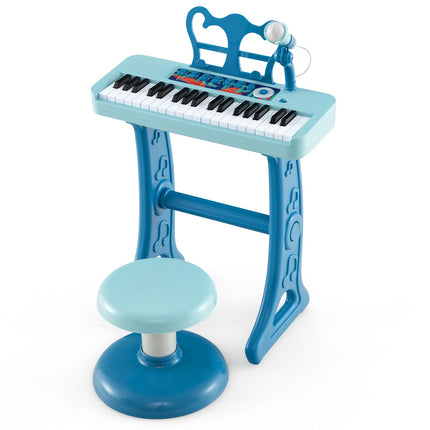 Costzon Kids Piano, 37 Key Piano Toy Keyboard w/ Microphone
