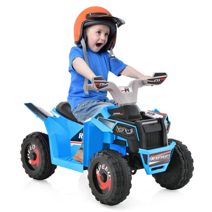 Costzon Kids ATV, 6V Battery Powered Electric Vehicle with Forward/Reverse Switch