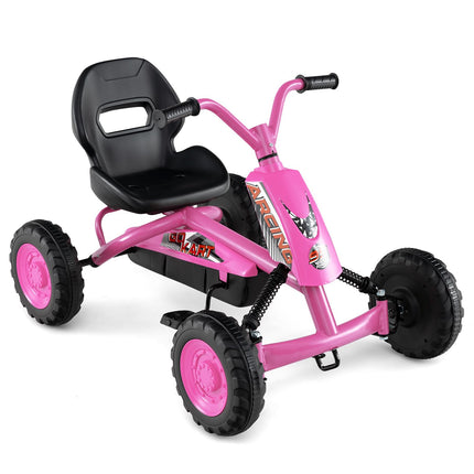 Costzon 4 Wheel Toddler Ride On Pedal Car Adjustable Seat Outdoor Off-Road Racer