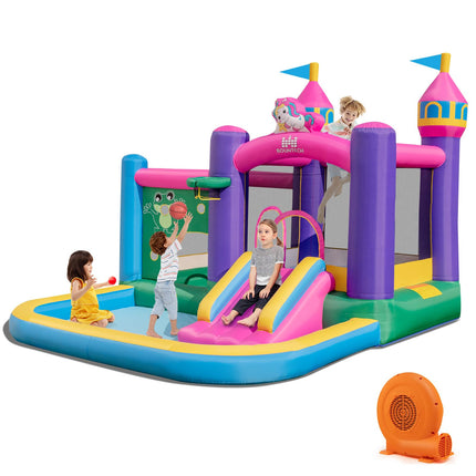 BOUNTECH Inflatable Bounce House, Blow up Jumping Castle for Indoor Outdoor Party Family Fun