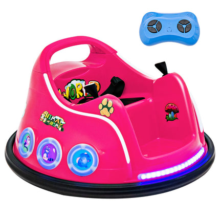 Costzon Bumper Car for Kids 12V Electric Ride on Toy with Remote Control