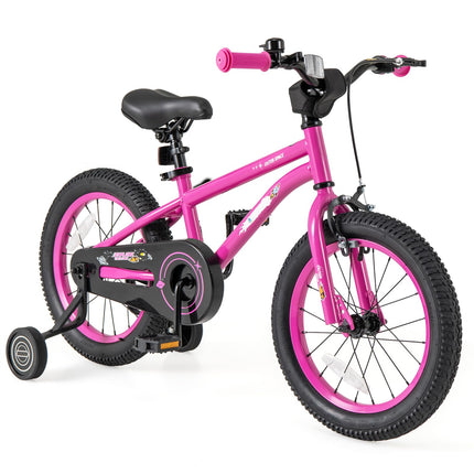 BABY JOY Kids Bike, 16 Inch Sport Bicycle for 4-7 Years Old,  Girls Boys Bike