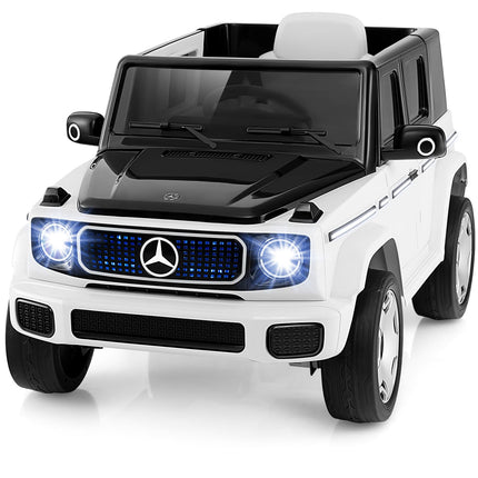 Costzon Licensed Mercedes-Benz EQG Kids Ride On Car, 12V 9AH 4WD Toy Electric Vehicle w/Remote Control