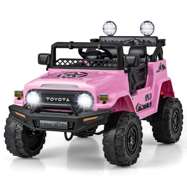 Costzon Ride on Car, 12V 7Ah Licensed Toyota FJ Cruiser Electric Car
