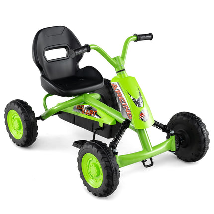 Costzon 4 Wheel Toddler Ride On Pedal Car Adjustable Seat Outdoor Off-Road Racer