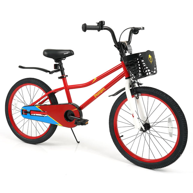 Costzon Kids Bike Coaster Brake & Removable Basket