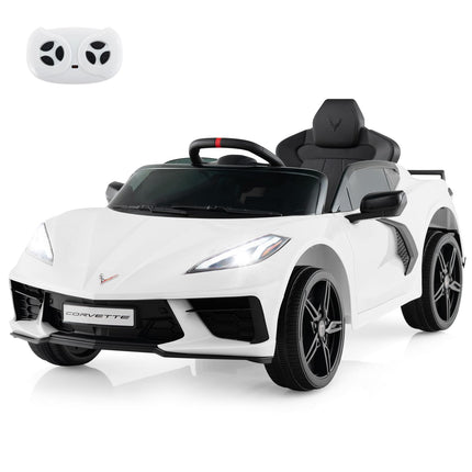 Costzon Ride On Car, Licensed Chevrolet Corvette C8 Kids' Electric Vehicles w/Remote Control,  Kids Car for Boys Girls Aged 3+