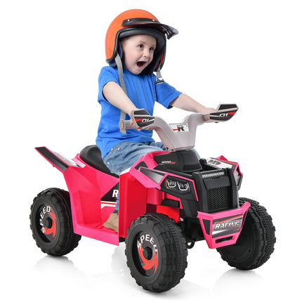 Costzon Kids ATV, 6V Battery Powered Electric Vehicle with Forward/Reverse Switch