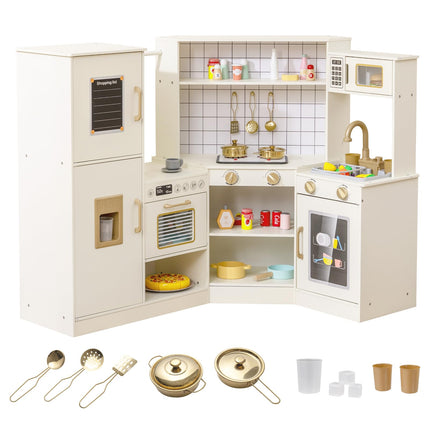 Costzon Kids Wooden Toy Kitchen Playset