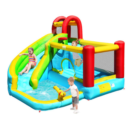 BOUNTECH Inflatable Water Slide, Bounce House Water Slide for Kids Outdoor Fun