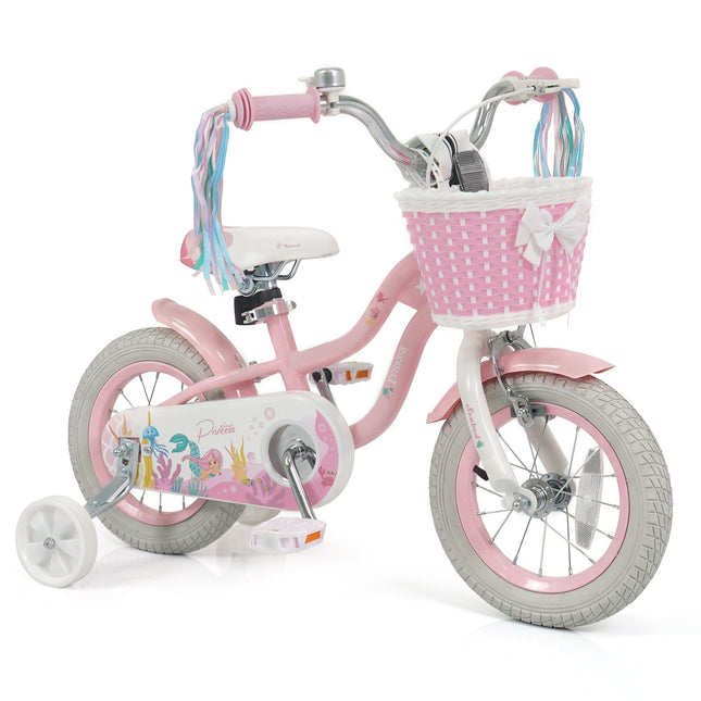 BABY JOY Kids Bike 12"  16"  Mermaid Girls Bike