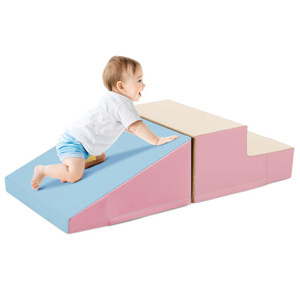 Costzon Climbing Toys for Toddlers, Soft Play Set for Crawling, Climbing, Sliding