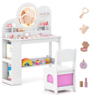 Costzon Toddler Makeup Vanity Desk Dressing Table
