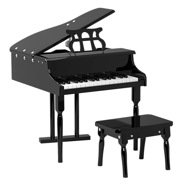 Classical Kids Piano 30-Key Mini Grand Piano with Music Stand and Bench