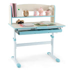 Costzon Kids Desk, Height Adjustable Children Study Desk with Tilt Desktop