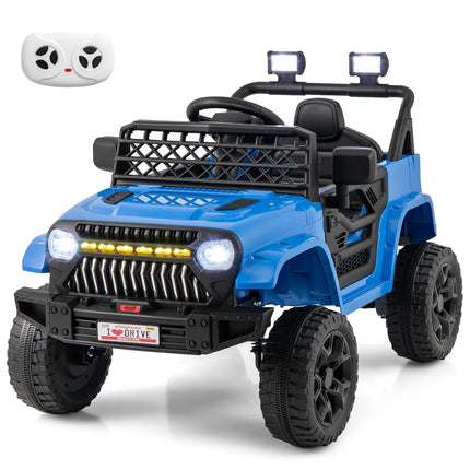 Costzon Kids Ride On Truck, 12V Battery Powered Electric Vehicles w/Remote Control