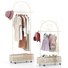 Costzon Kids Clothing Rack, Height Adjustable Kids Dress Up Storage for Hanging Clothes