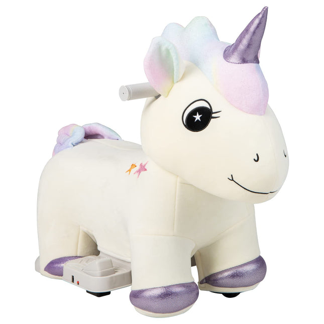 Costzon Kids Ride on Toy Car, 6V Battery Powered Electric Ride on Animal Toy, Cute Ride on Horse Riding Pony