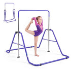 Costzon Expandable Gymnastics Training Bar, Folding Gymnastics Bar