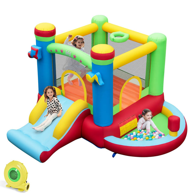 BOUNTECH Inflatable Bounce House with Ball Pit, Music Castle