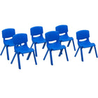 Costzon Plastic Stackable School Chairs, Kids Learning Chairs with 11 inch Seat Height