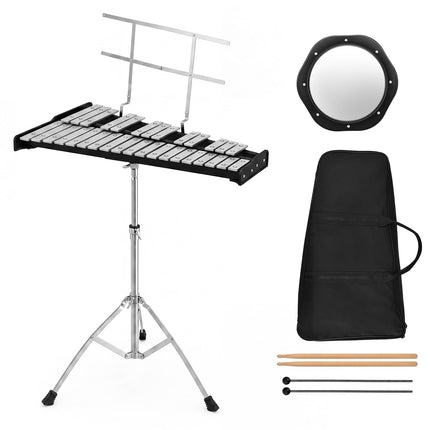 Costzon 32 Notes Glockenspiel | Xylophone Percussion Instrument for Beginners