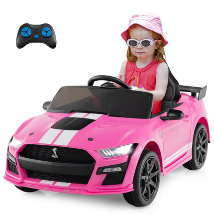 Costzon 12V Kids Ride on Car, Licensed Ford Mustang Shelby GT500 Electric Vehicle w/Remote Control