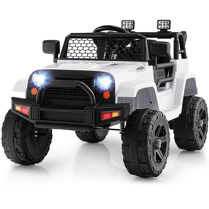 Costzon Ride on Car, 12V Battery Powered Truck Vehicle with Remote Control, Electric Car for Kids