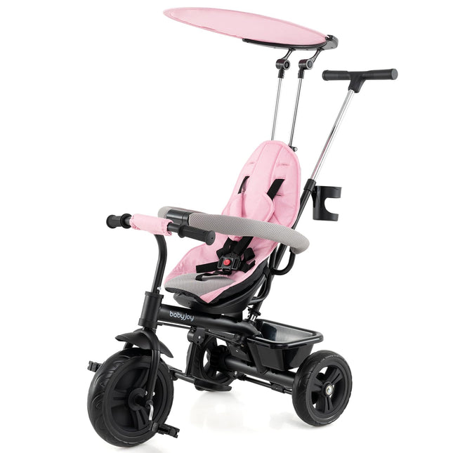 7 in 1 Push Trike w/Adjustable Canopy for 9-60 Months