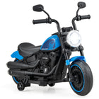 Costzon Kids Motorcycle, 6V Battery Powered Motorbike with Training Wheels, LED Headlights